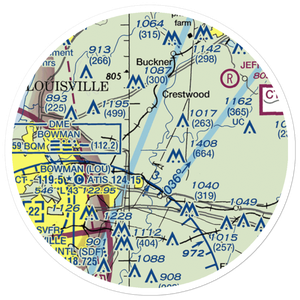 Timmons Field (92KY) VFR Sectional Sticker (20 mile)