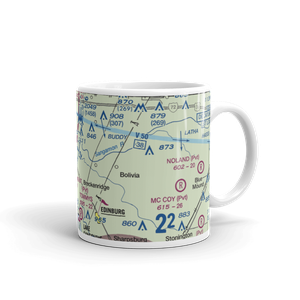 Taft Airport (92IS) VFR Sectional  Mug