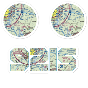 Taft Airport (92IS) VFR Sectional Sticker Pack