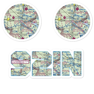 H R Weisser Airport (92IN) VFR Sectional Sticker Pack