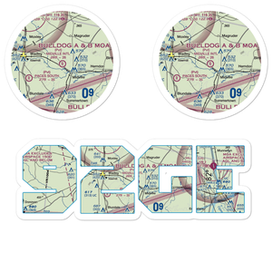 Midville International Airport (92GE) VFR Sectional Sticker Pack