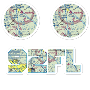 Carlstrom Field (92FL) VFR Sectional Sticker Pack