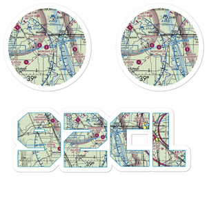 Moronis Airport (92CL) VFR Sectional Sticker Pack