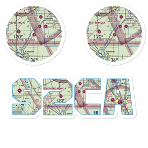 Westlake Farms Airport (92CA) VFR Sectional Sticker Pack