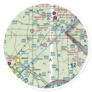 Rhines Roost Airport (91TA) VFR Sectional Sticker (30 mile)