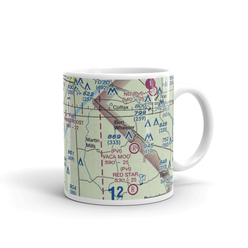 Rhines Roost Airport (91TA) VFR Sectional  Mug 