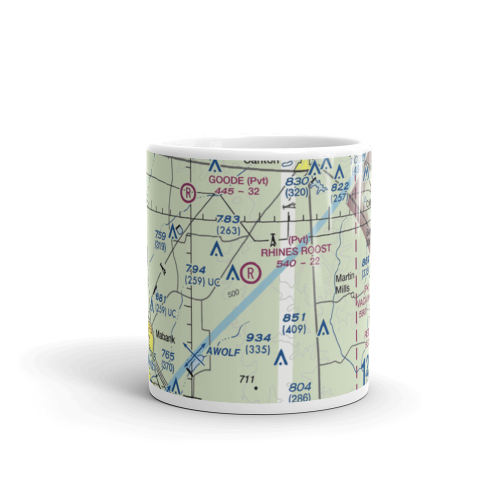 Rhines Roost Airport (91TA) VFR Sectional  Mug 