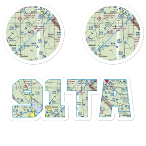 Rhines Roost Airport (91TA) VFR Sectional Sticker Pack