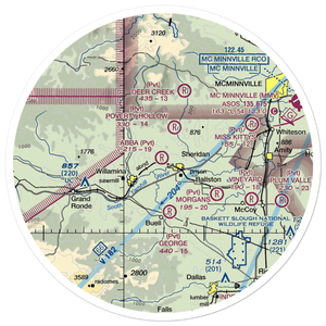 Abba's Airport (91OR) VFR Sectional Sticker (30 mile)