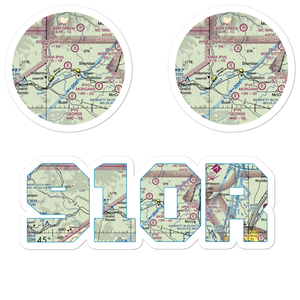 Abba's Airport (91OR) VFR Sectional Sticker Pack