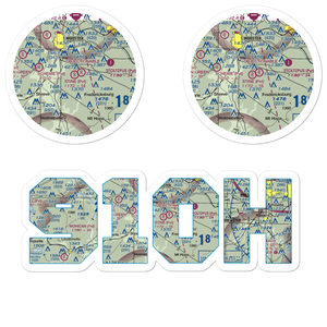 Stine Field (91OH) VFR Sectional Sticker Pack