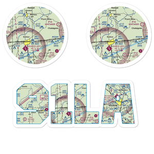 Koch Airport (91LA) VFR Sectional Sticker Pack