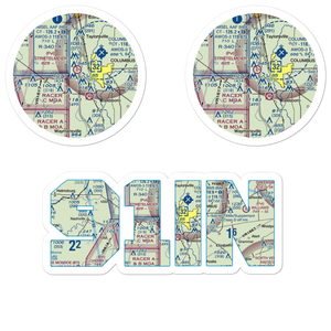 Strietelmeier Flying Field (91IN) VFR Sectional Sticker Pack