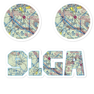 Dbaks Airport (91GA) VFR Sectional Sticker Pack