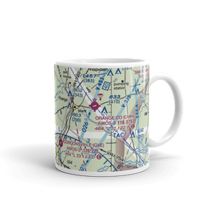 Hen & Bacon Airport (90VA) VFR Sectional  Mug