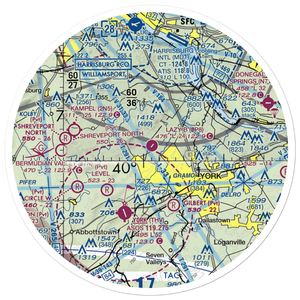 Baney's Airport (90PN) VFR Sectional Sticker (30 mile)