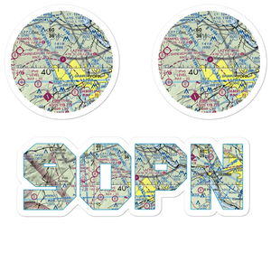Baney's Airport (90PN) VFR Sectional Sticker Pack