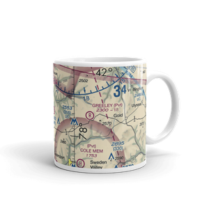 Adams Airport (90PA) VFR Sectional  Mug