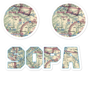 Adams Airport (90PA) VFR Sectional Sticker Pack