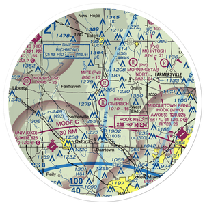 Joe Cimprich Airport (90OI) VFR Sectional Sticker (30 mile)