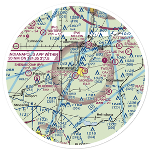 Mc Daniel's Field (90IN) VFR Sectional Sticker (30 mile)