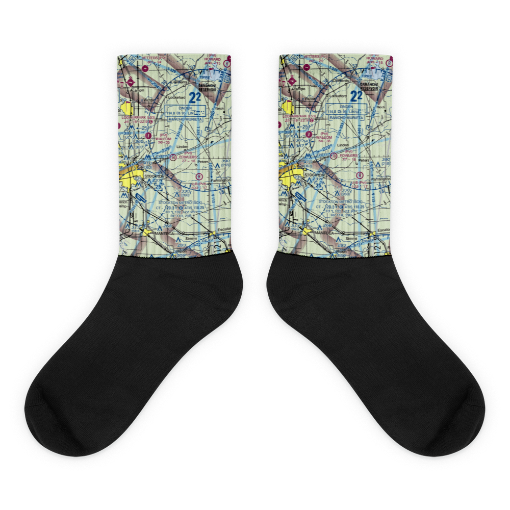 Fowler's Airport (90CA) VFR Sectional Socks 