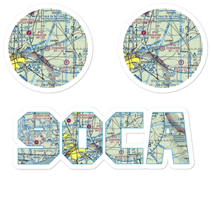 Fowler's Airport (90CA) VFR Sectional Sticker Pack