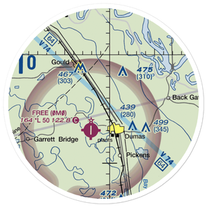 Reedville Airport (90AR) VFR Sectional Sticker (20 mile)