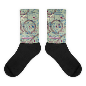 Rust Field (8XS9) VFR Sectional Socks