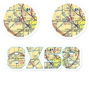 Reese Airpark (8XS8) VFR Sectional Sticker Pack