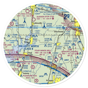 Mc Manus Field (8XS6) VFR Sectional Sticker (30 mile)