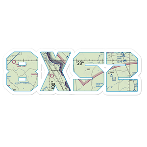 Rachal Airport (8XS2) VFR Sectional Sticker