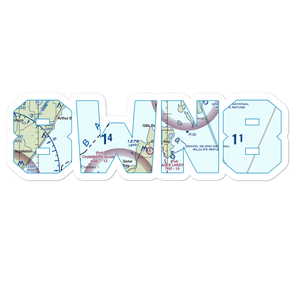 Mave's Lakeview Road Airport (8WN8) VFR Sectional Sticker