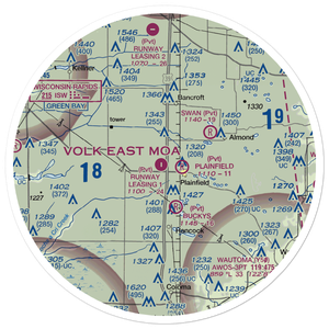 Runway Leasing Inc Nr 1 Airport (8WI2) VFR Sectional Sticker (30 mile)