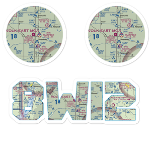 Runway Leasing Inc Nr 1 Airport (8WI2) VFR Sectional Sticker Pack