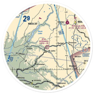 Gossard Field (8WA7) VFR Sectional Sticker (30 mile)