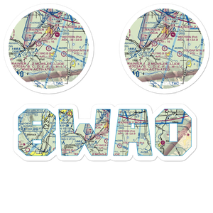 Flying B Airport (8WA0) VFR Sectional Sticker Pack