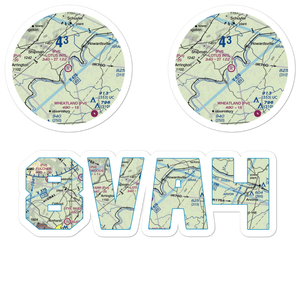 Lotus International Airport (8VA4) VFR Sectional Sticker Pack