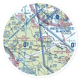 Shivok Airport (8VA2) VFR Sectional Sticker (30 mile)