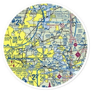 Skyhaven Airport (8TX7) VFR Sectional Sticker (30 mile)