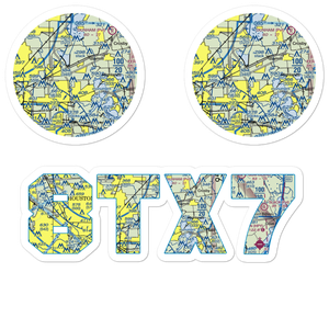 Skyhaven Airport (8TX7) VFR Sectional Sticker Pack