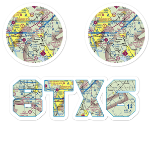 Harper Airport (8TX6) VFR Sectional Sticker Pack