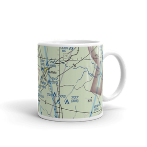 Hub Field (8TX0) VFR Sectional  Mug