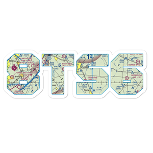 Moore Airport (8TS6) VFR Sectional Sticker