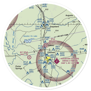Bruner Airport (8TS3) VFR Sectional Sticker (30 mile)