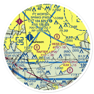 Retta Airport (8TS1) VFR Sectional Sticker (20 mile)