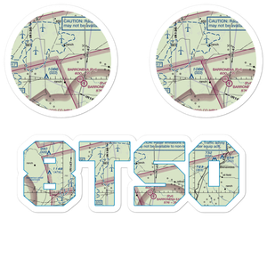 Hamilton Ranch Airport (8TS0) VFR Sectional Sticker Pack