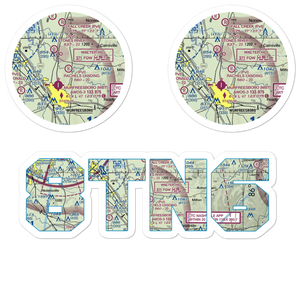 Rachel's Landing Airport (8TN6) VFR Sectional Sticker Pack