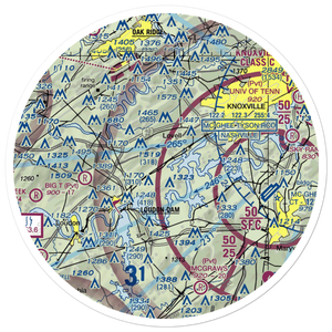 Raby Airpark (8TN3) VFR Sectional Sticker (30 mile)