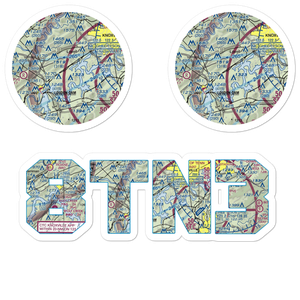 Raby Airpark (8TN3) VFR Sectional Sticker Pack